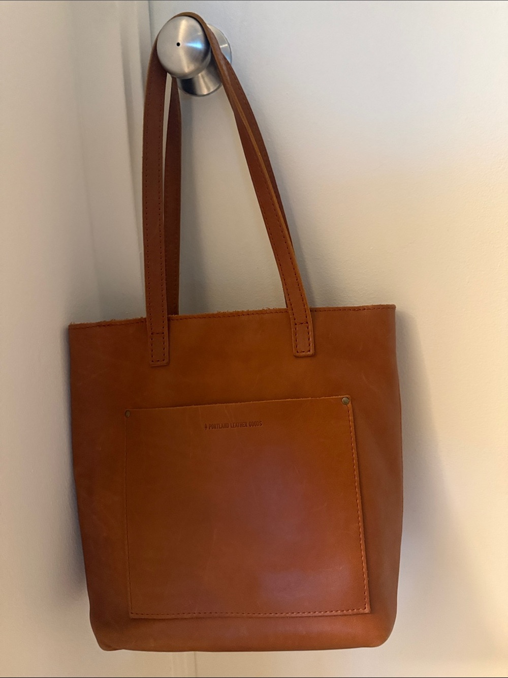 Tan Portland Leather Goods Tote